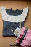Make over a simple easy knit pullover with fun textures