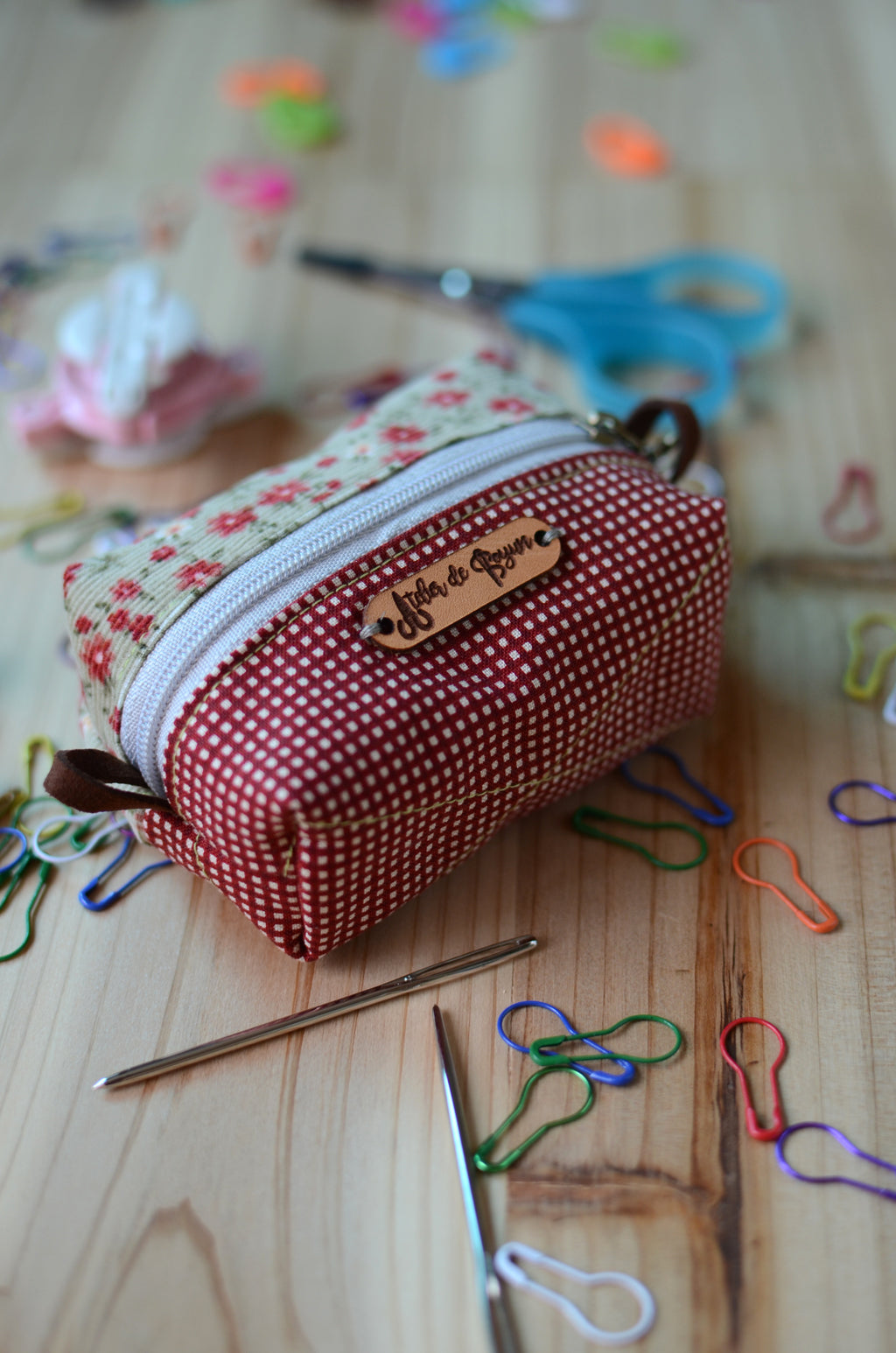 sweet mini box storage for your crochet essentials/ holiday flowers