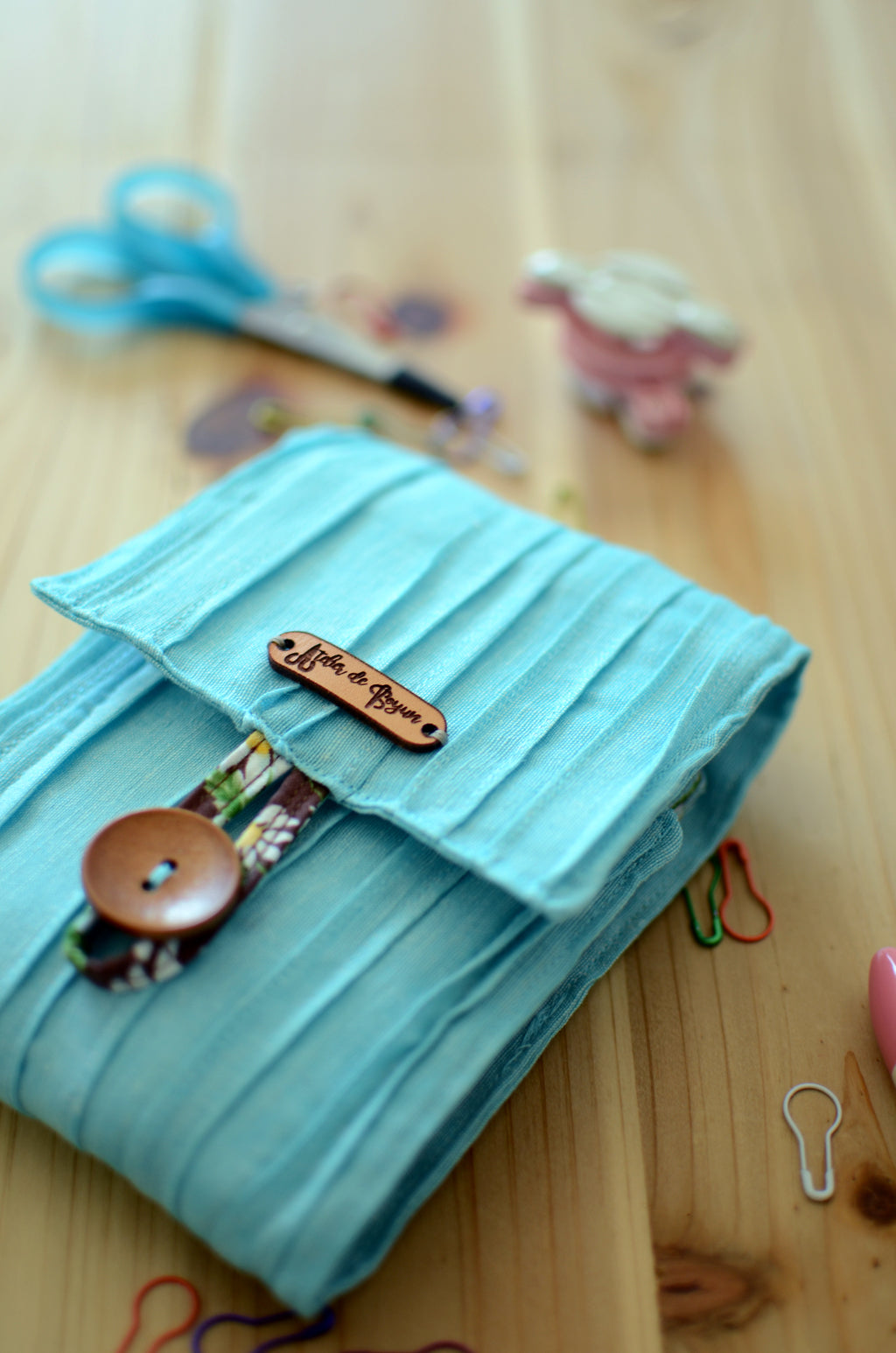 Organize all your crochet hooks in one small storage