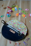 Mini zipper case/ Perfect for gift exchange, stocking stuffer, and self-gifting/ Festive Holiday