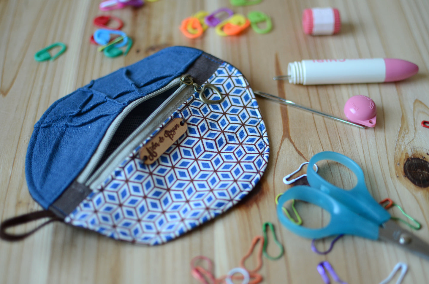 Mini zipper case/ Perfect for gift exchange, stocking stuffer, and self-gifting.