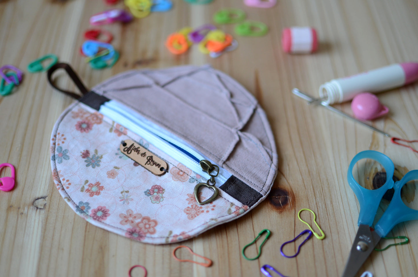 Mini zipper case/ Perfect for gift exchange, stocking stuffer, and self-gifting.