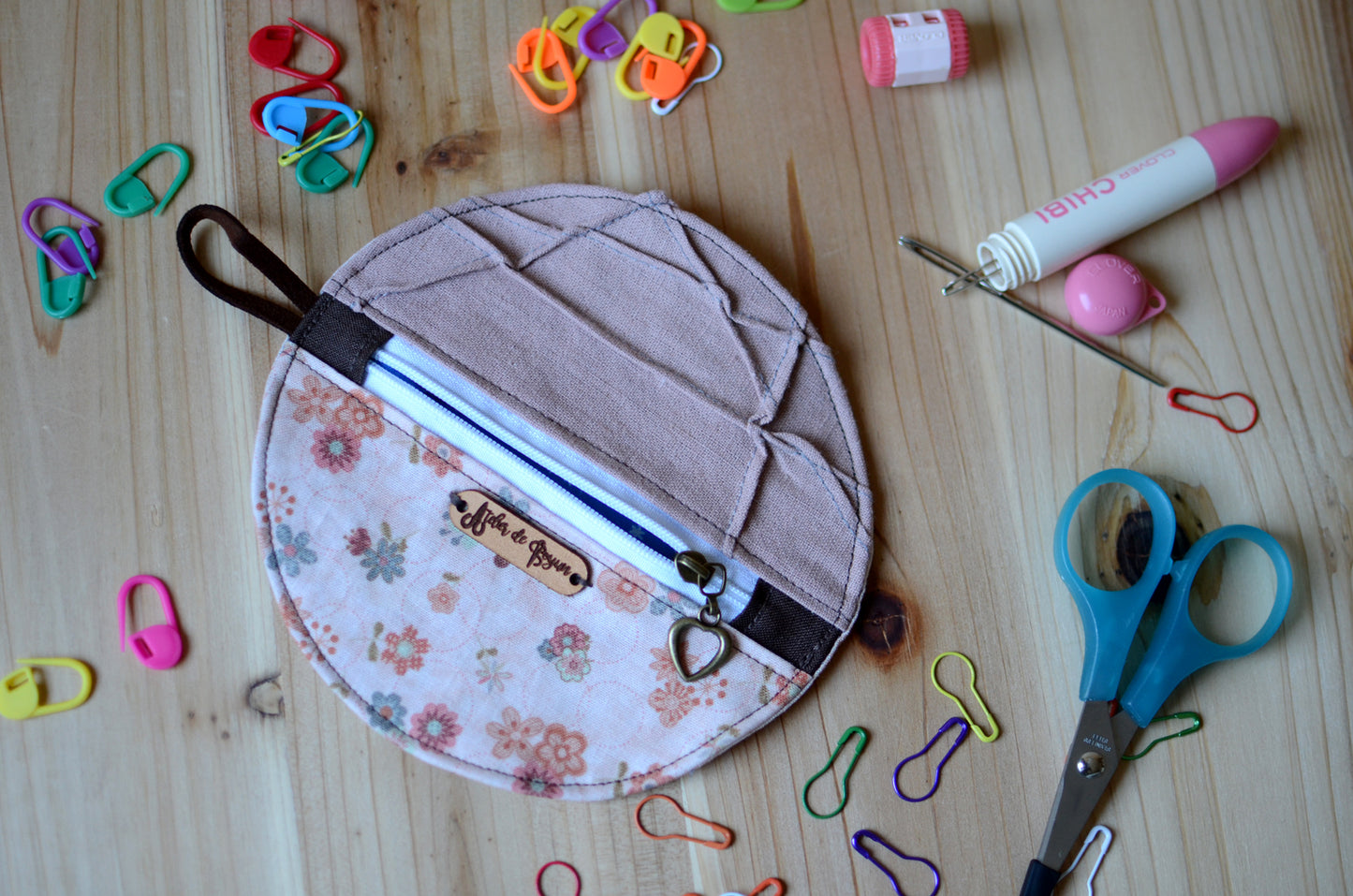 Mini zipper case/ Perfect for gift exchange, stocking stuffer, and self-gifting.