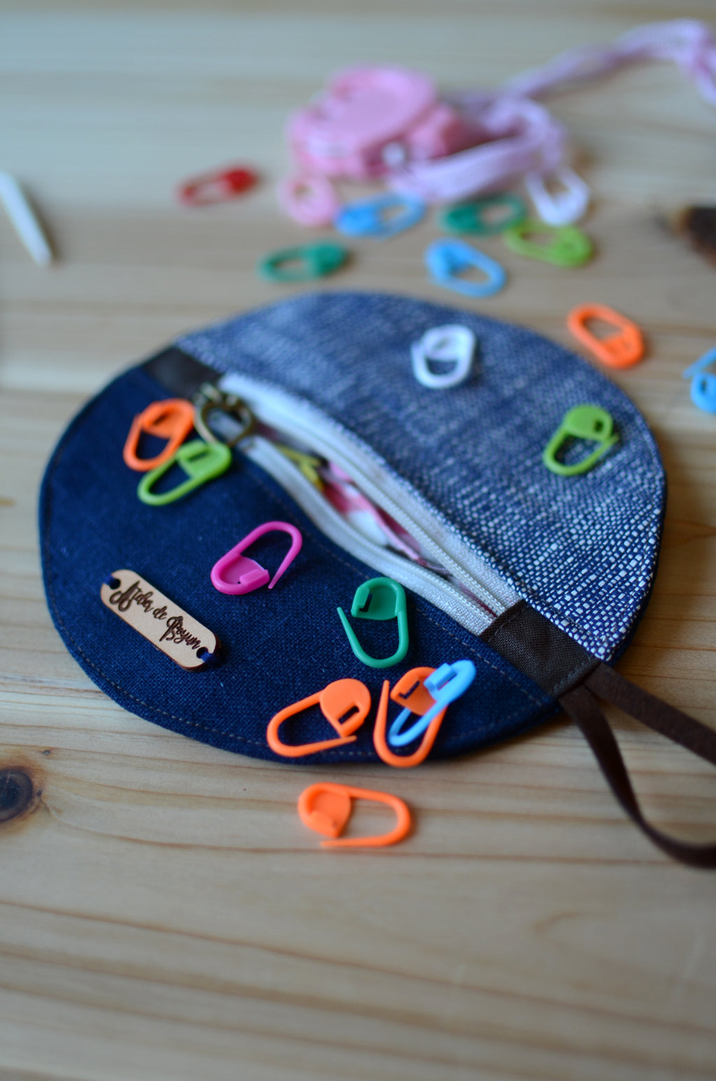 Knitting Notion Pouch/ Perfect for gift exchange, stocking stuffer, and self-gifting.