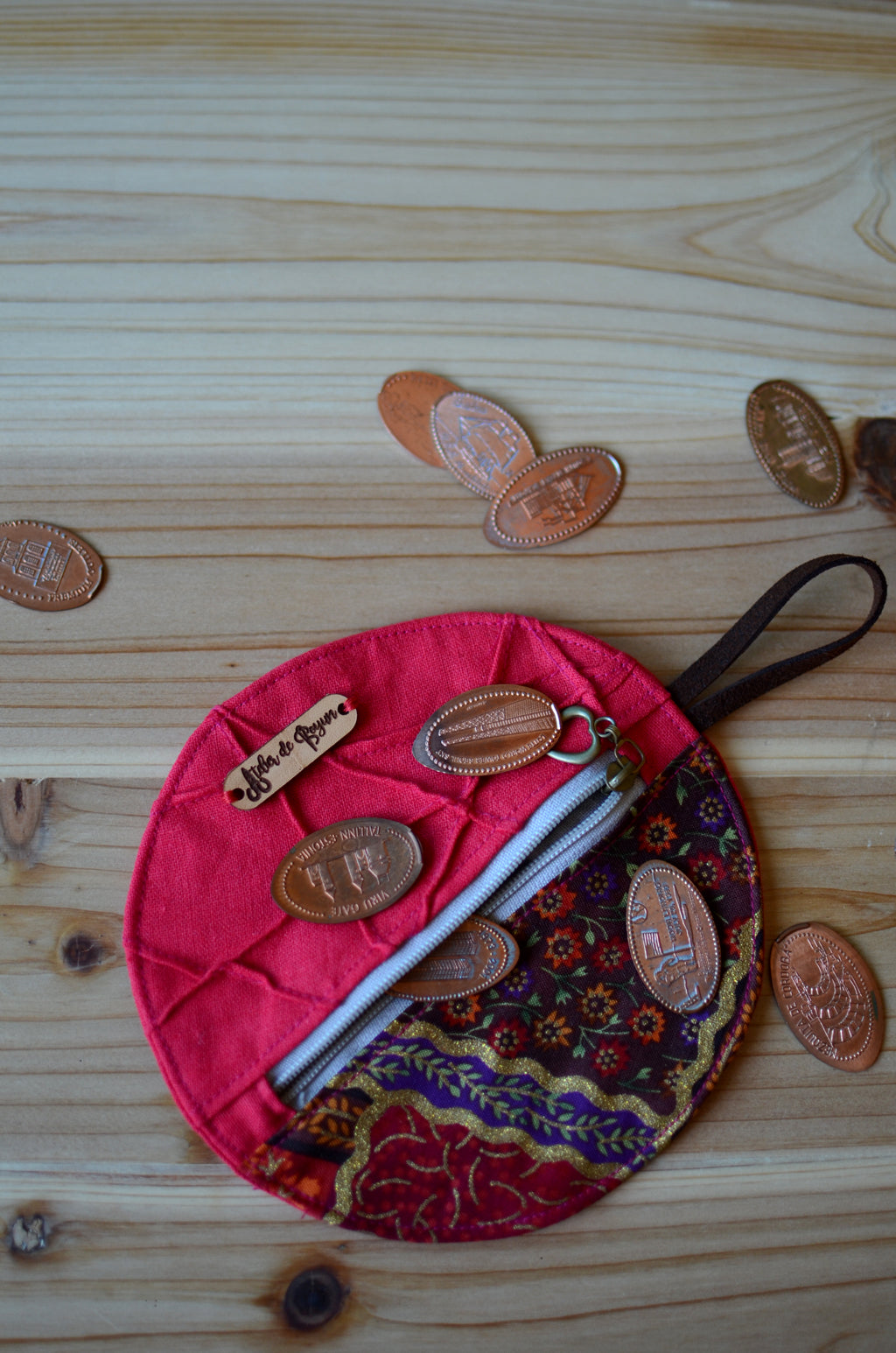 Cute notion pouch for knitters/ for stitch markers, scissors, and little goodies