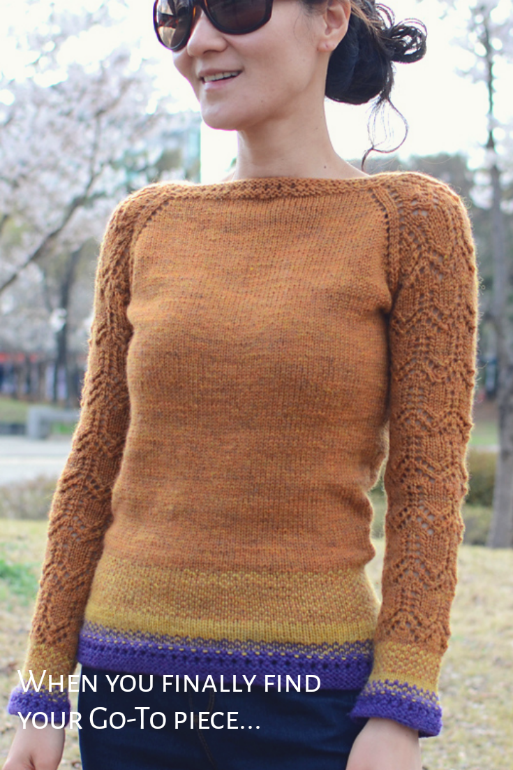 Our knitting journey ever ends? I found my go-to pullover and thought we will be together happily ever after.