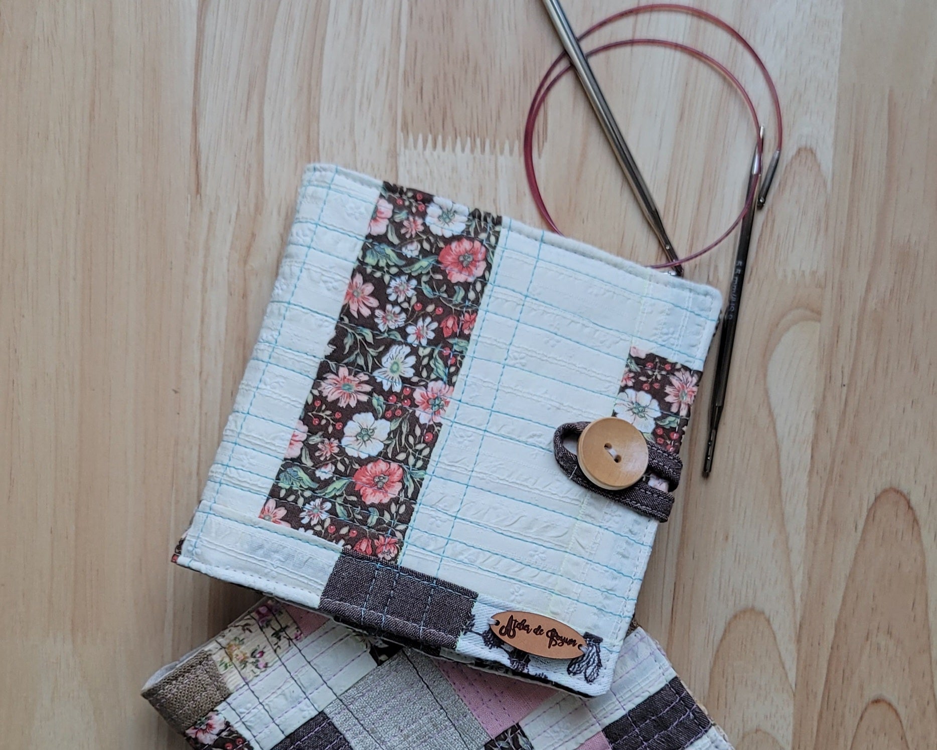 zero waste knitting needle case