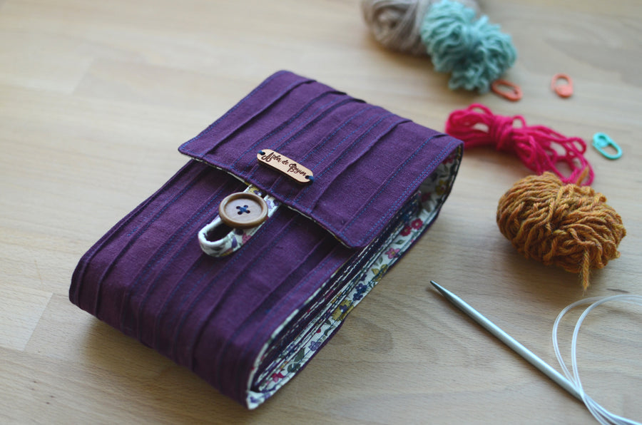 Getaway Circular Knitting Needle Case-4.5X11 Multicolor, Pk 1, Clover 