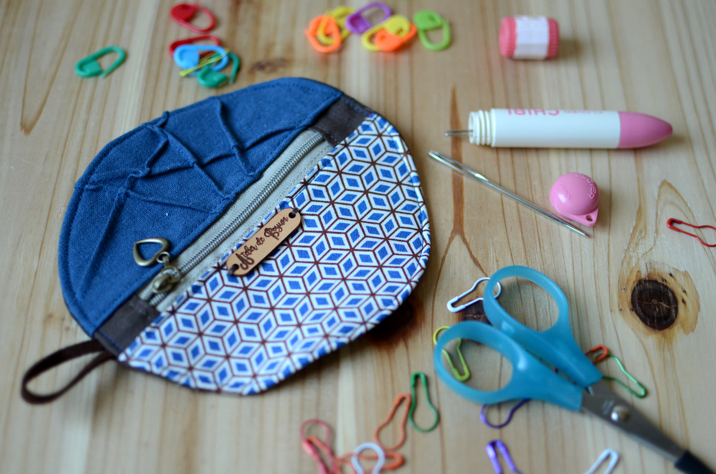 Mini zipper case/ Perfect for gift exchange, stocking stuffer, and self-gifting.