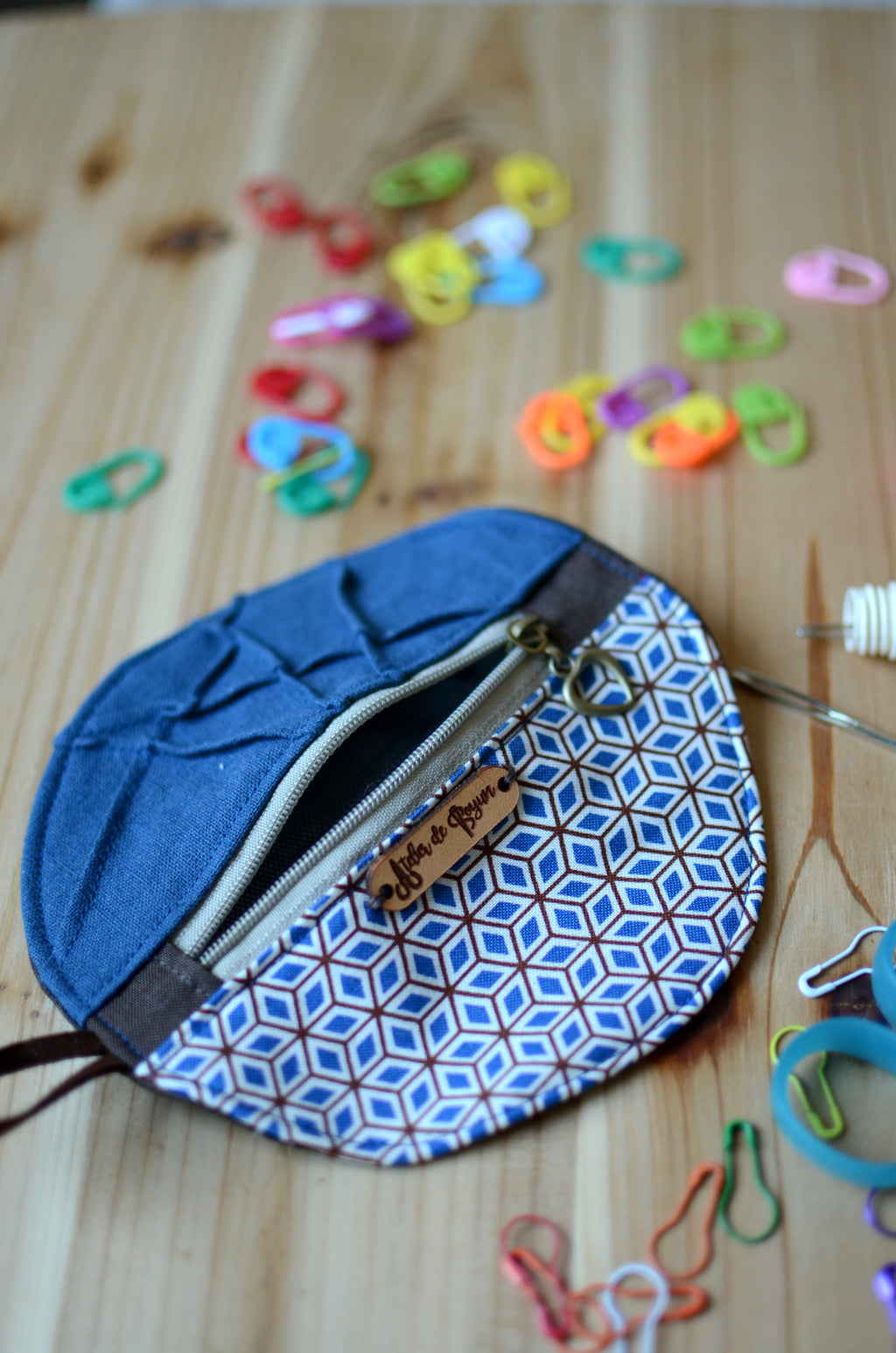 Mini zipper case/ Perfect for gift exchange, stocking stuffer, and self-gifting.