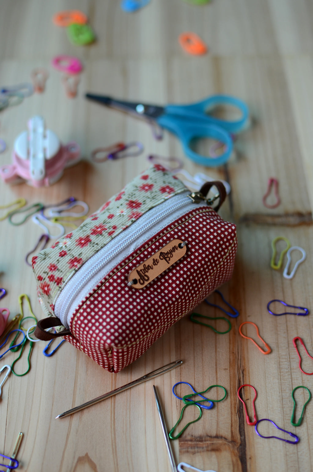 sweet mini box storage for your crochet essentials/ holiday flowers