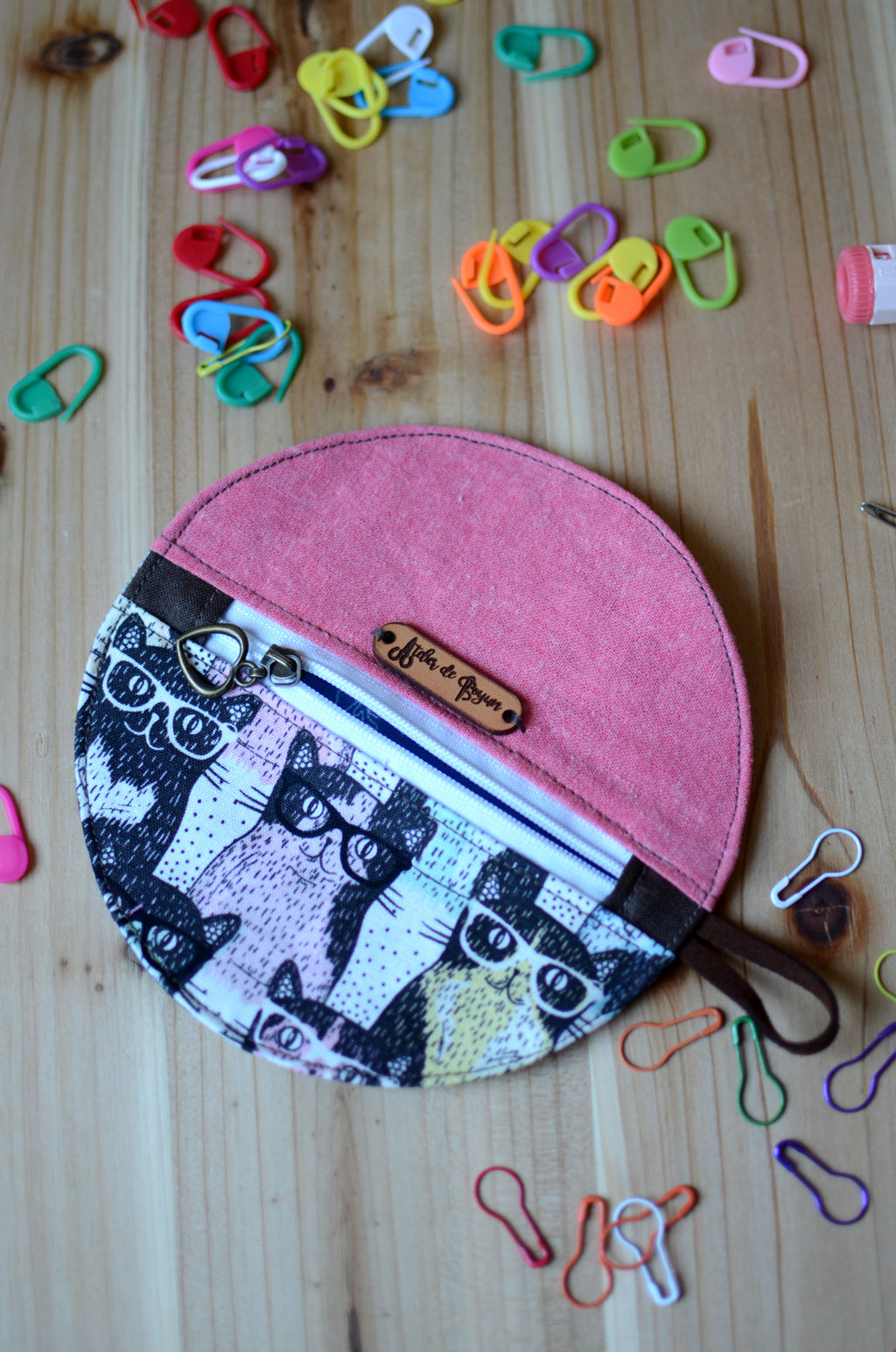 Mini zipper case/ Perfect for gift exchange, stocking stuffer, and self-gifting.