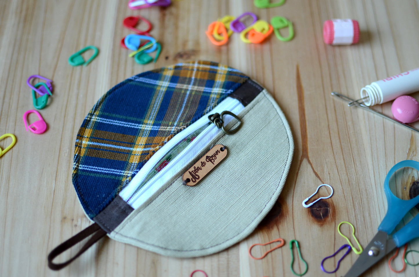 Mini zipper case/ Perfect for gift exchange, stocking stuffer, and self-gifting.