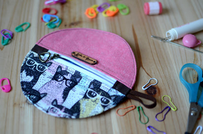 Mini zipper case/ Perfect for gift exchange, stocking stuffer, and self-gifting.