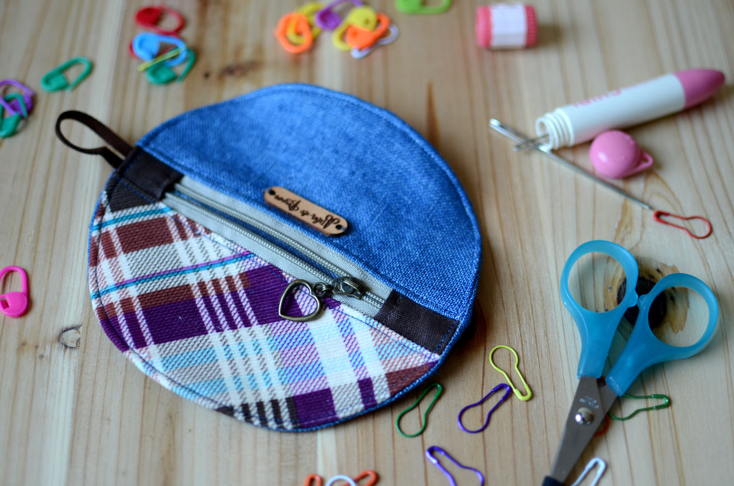 Mini zipper case/ Perfect for gift exchange, stocking stuffer, and self-gifting.