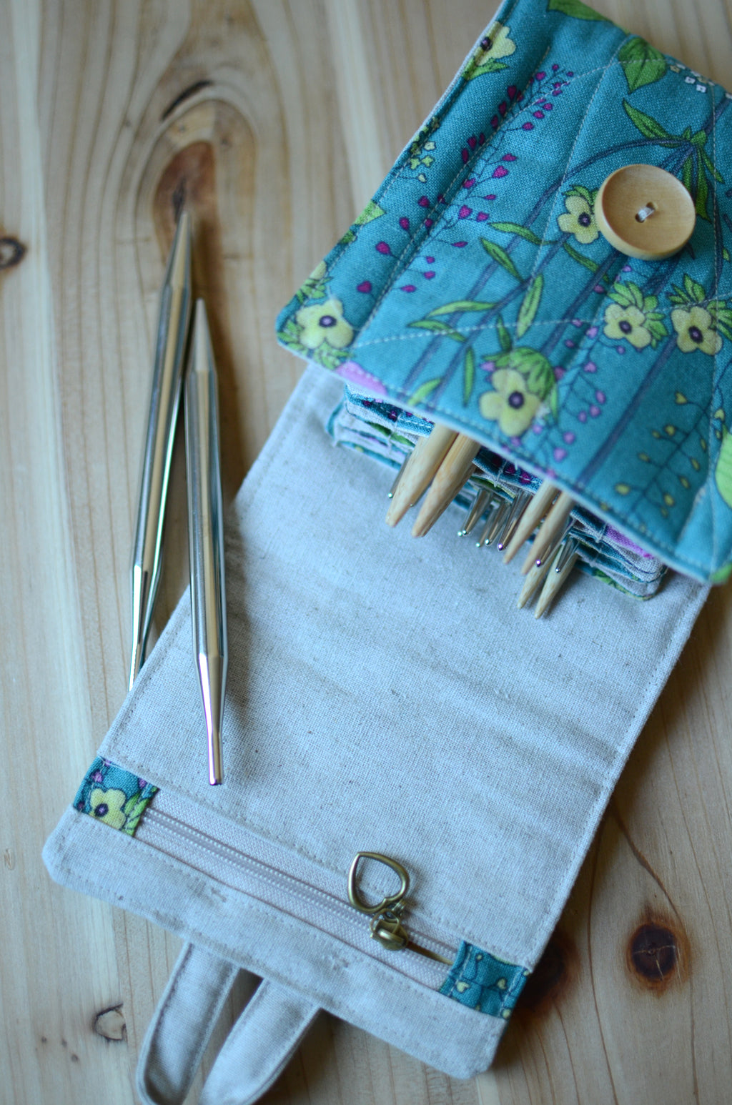 Interchangeable knitting needle storage for Addi, KnitPro, and more