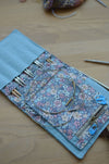 Perfect summer vaction knitting needle case with style: great for full set of interchangeable needles