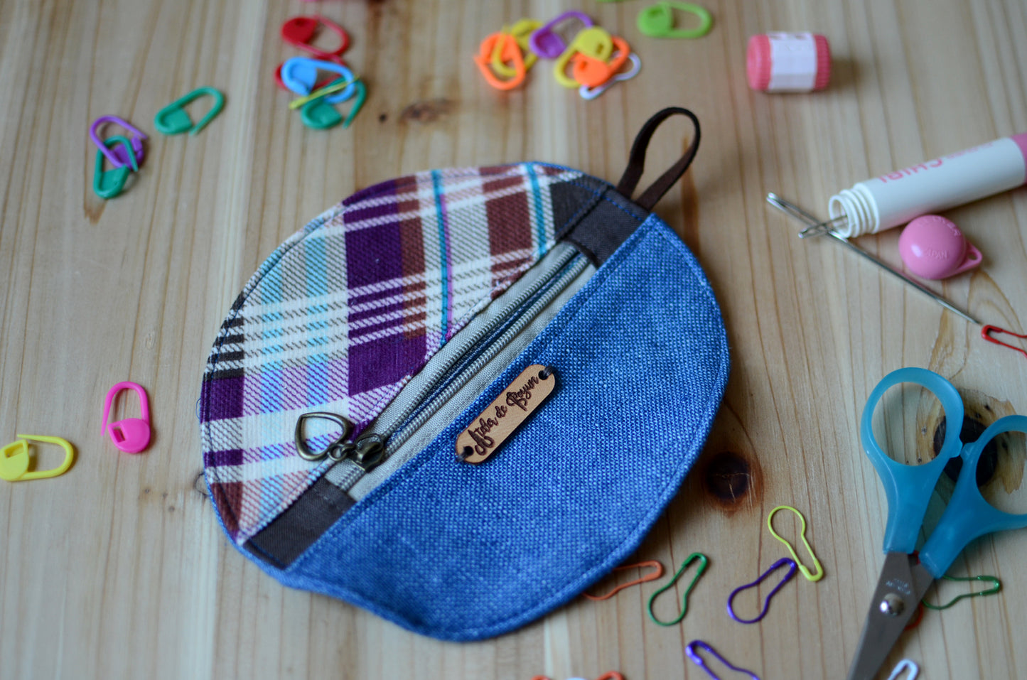 Mini zipper case/ Perfect for gift exchange, stocking stuffer, and self-gifting.