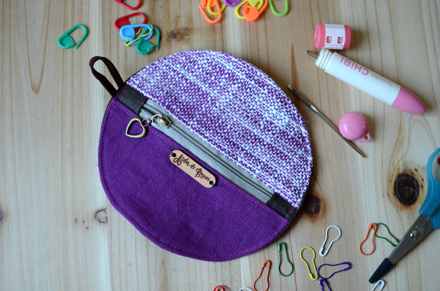 Mini zipper case/ Perfect for gift exchange, stocking stuffer, and self-gifting.