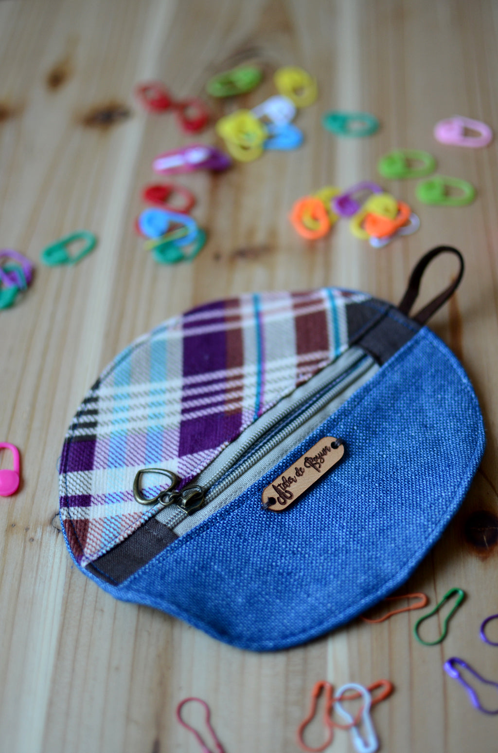 Mini zipper case/ Perfect for gift exchange, stocking stuffer, and self-gifting.