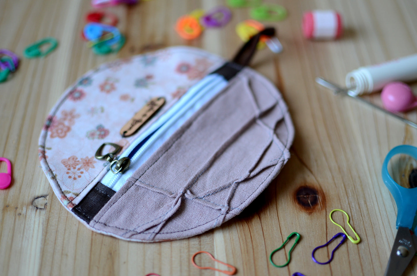 Mini zipper case/ Perfect for gift exchange, stocking stuffer, and self-gifting.