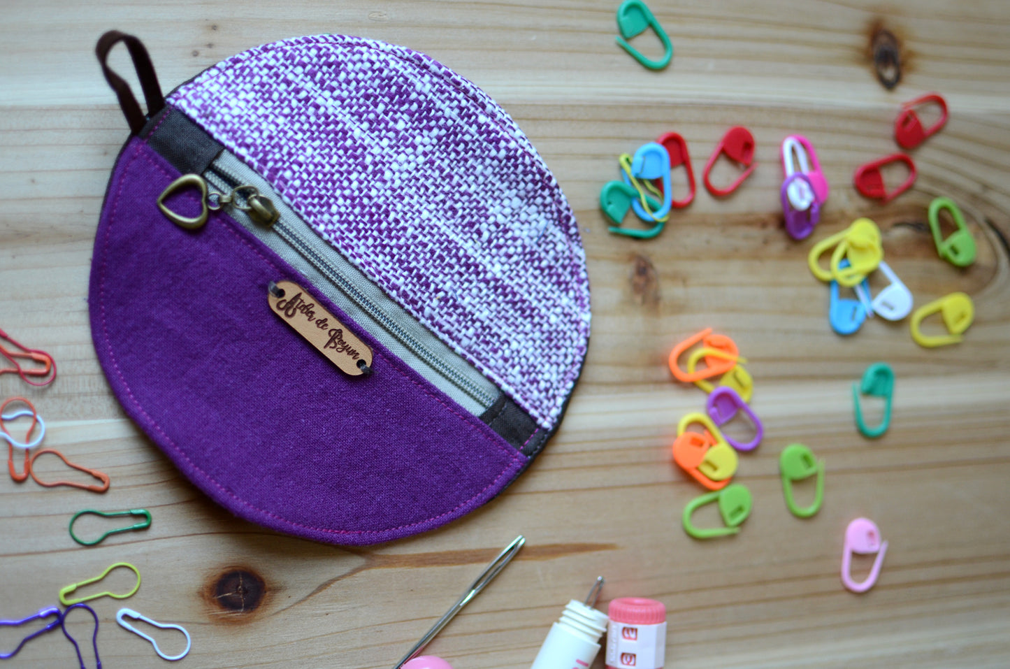 Mini zipper case/ Perfect for gift exchange, stocking stuffer, and self-gifting.