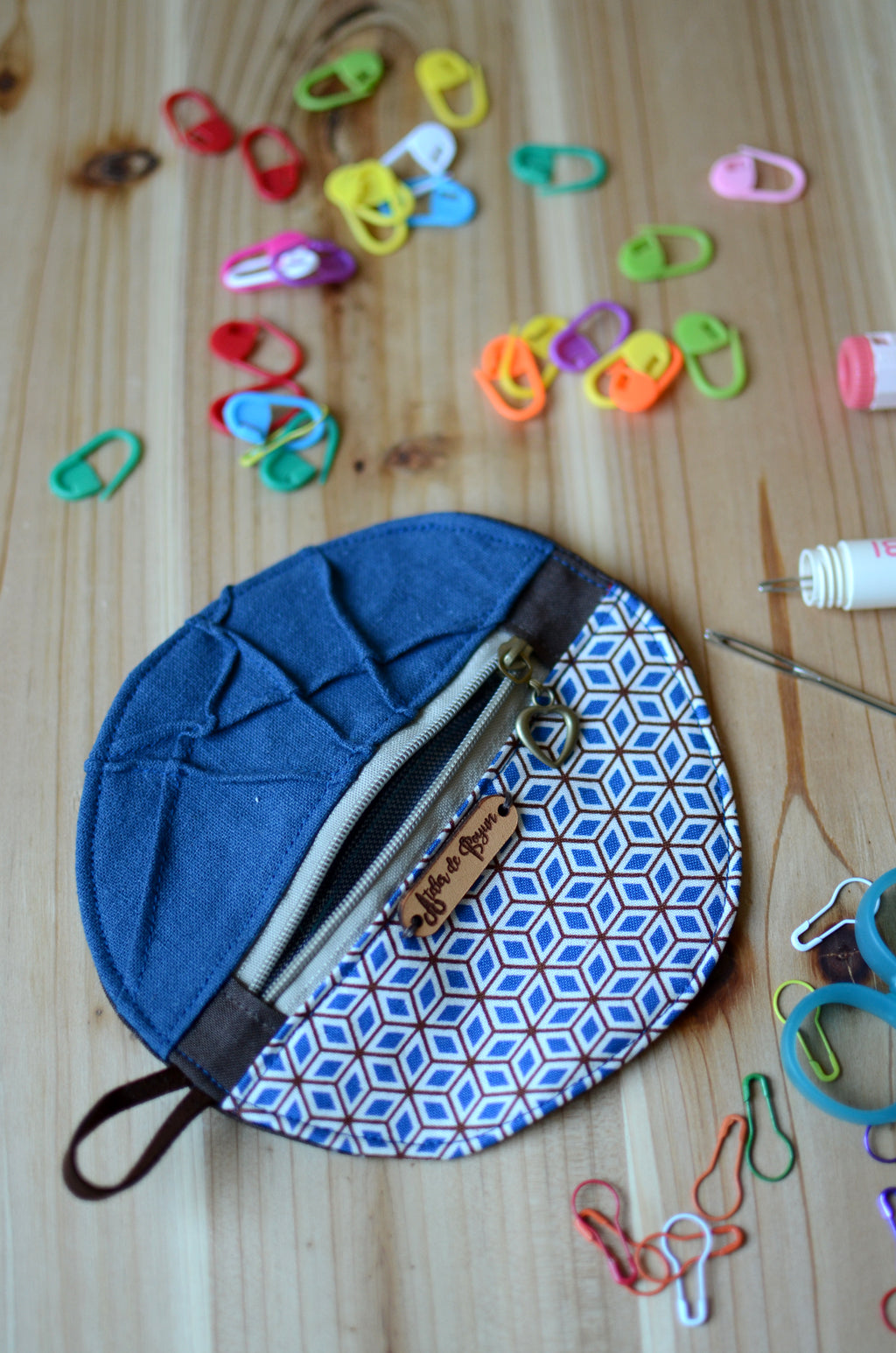 Mini zipper case/ Perfect for gift exchange, stocking stuffer, and self-gifting.