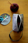 Compact project bag for small knitting crochet project