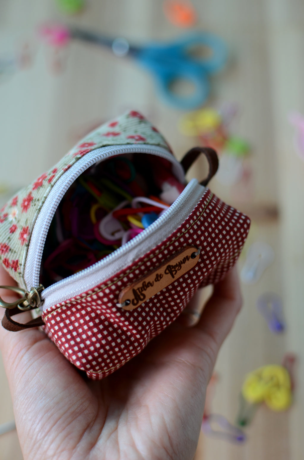 sweet mini box storage for your crochet essentials/ holiday flowers