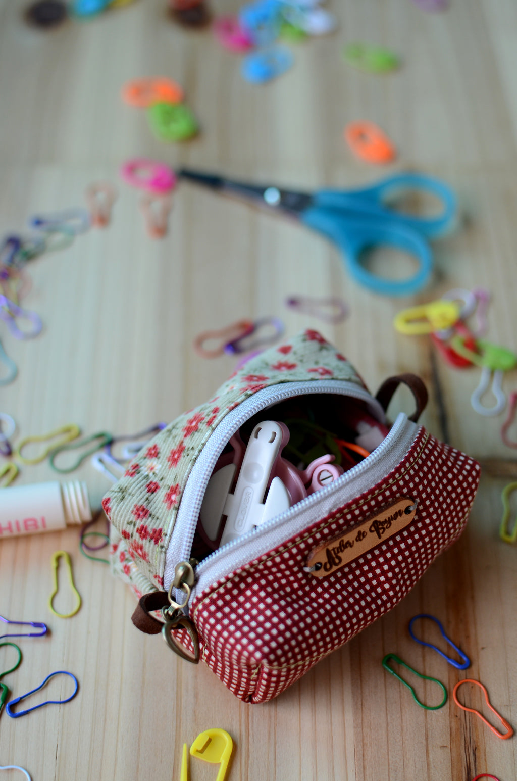 sweet mini box storage for your crochet essentials/ holiday flowers