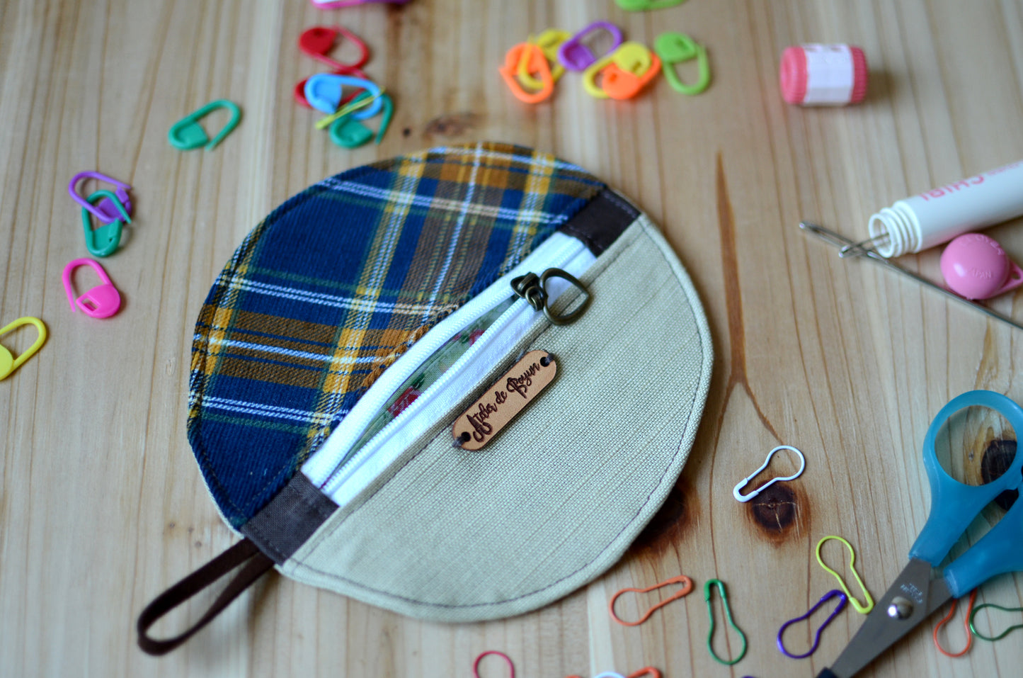 Mini zipper case/ Perfect for gift exchange, stocking stuffer, and self-gifting.