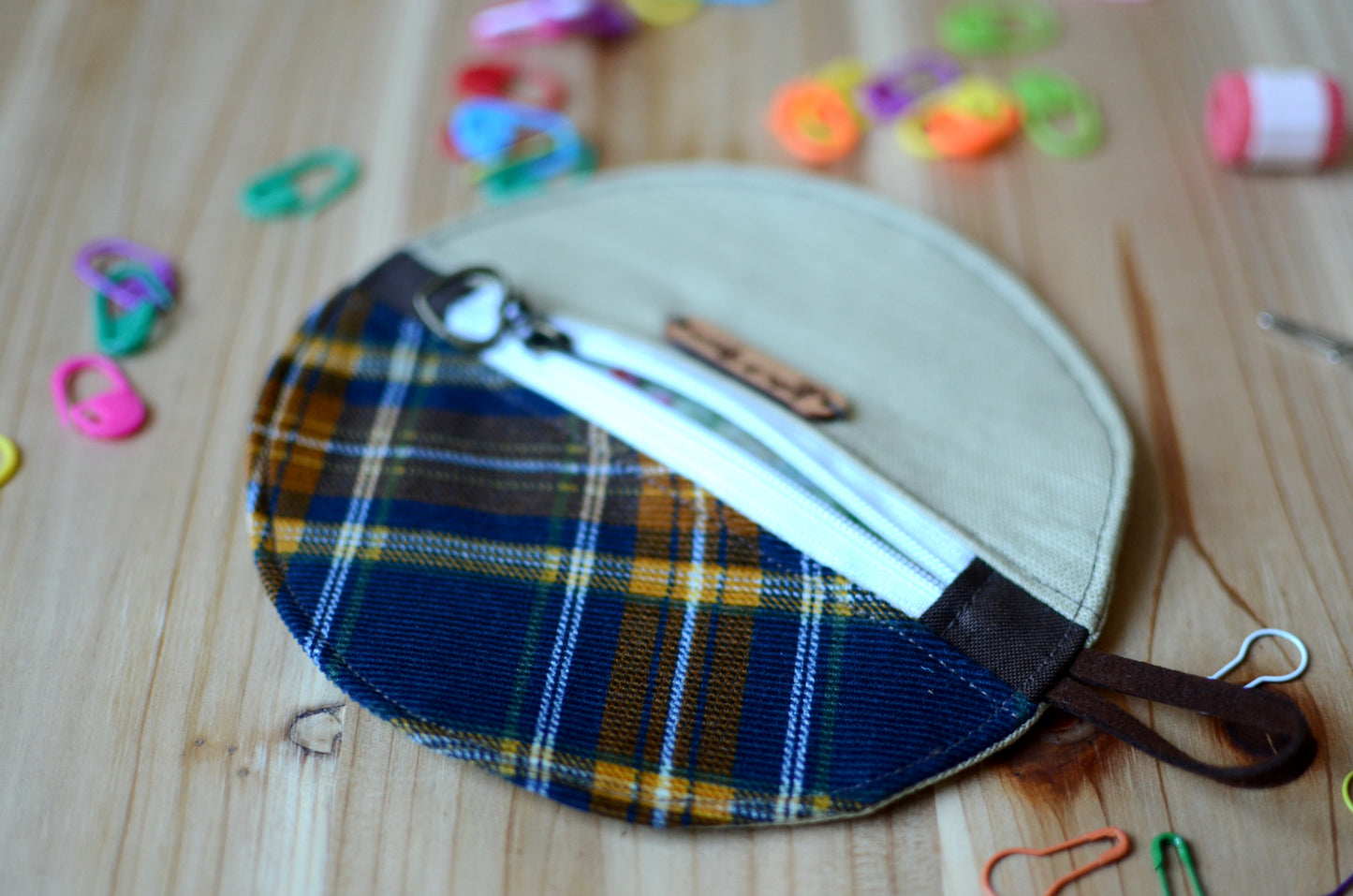 Mini zipper case/ Perfect for gift exchange, stocking stuffer, and self-gifting.